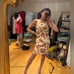 Vintage Y2K Daniel Hechter Fruit print mini dress